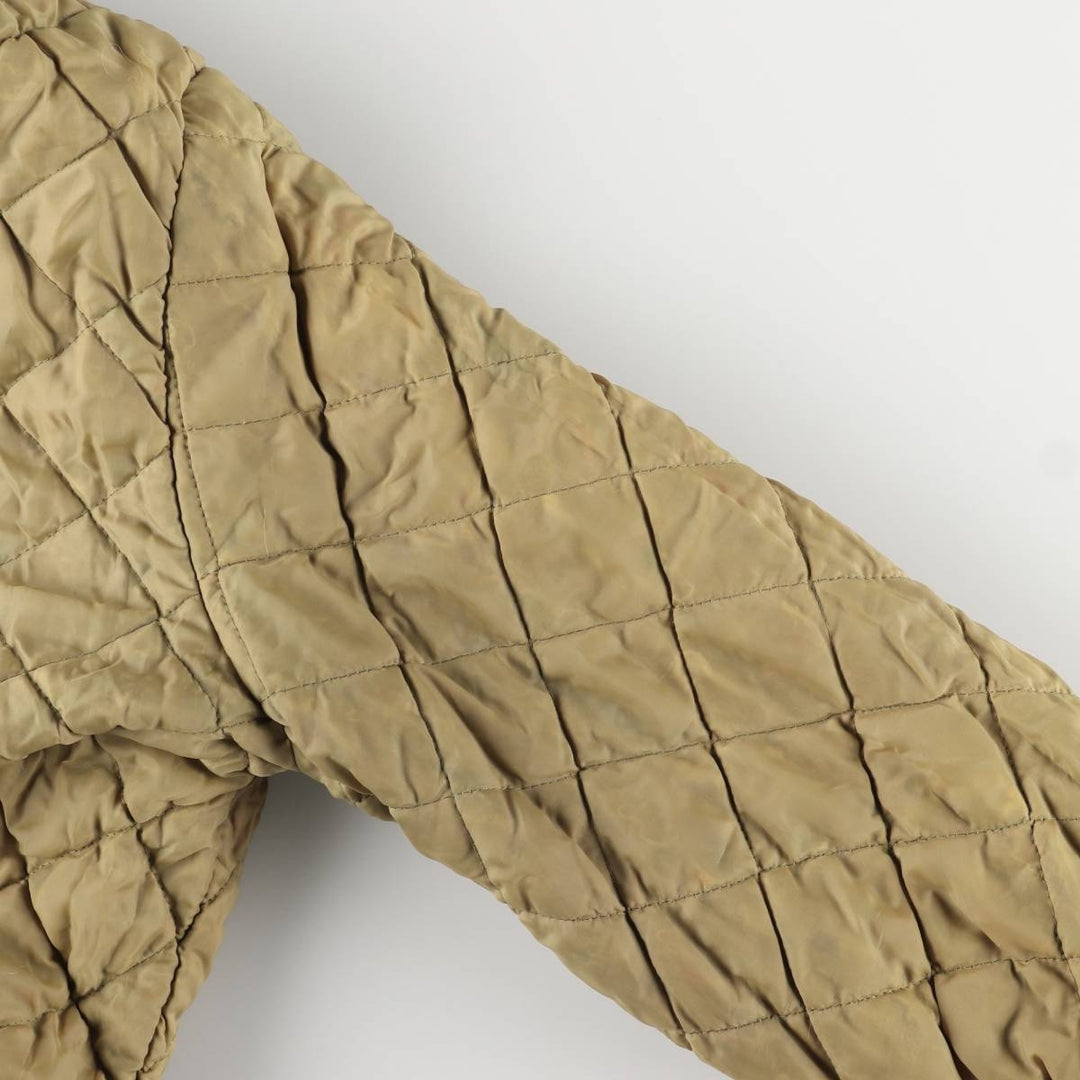 Civilian Tanker Jacket, Padded Military Flight Jacket, Men's Size L, Vintage unclear Khaki type Vintage Second Hand