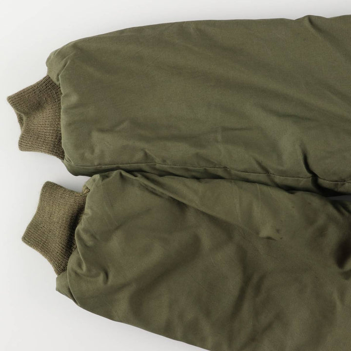 Civilian Tanker Jacket, Padded Military Flight Jacket, Men's Size L, Vintage unclear Khaki type Vintage Second Hand