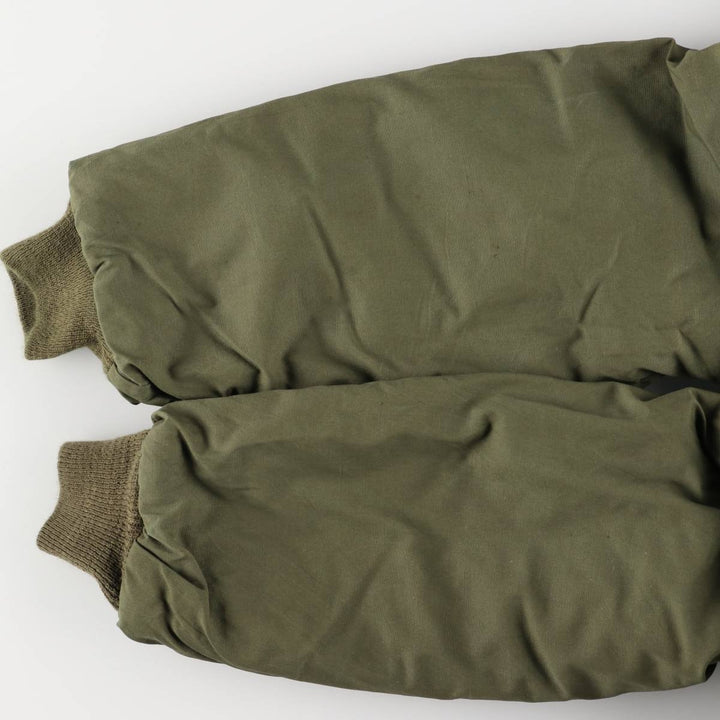 Civilian Tanker Jacket, Padded Military Flight Jacket, Men's Size L, Vintage unclear Khaki type Vintage Second Hand