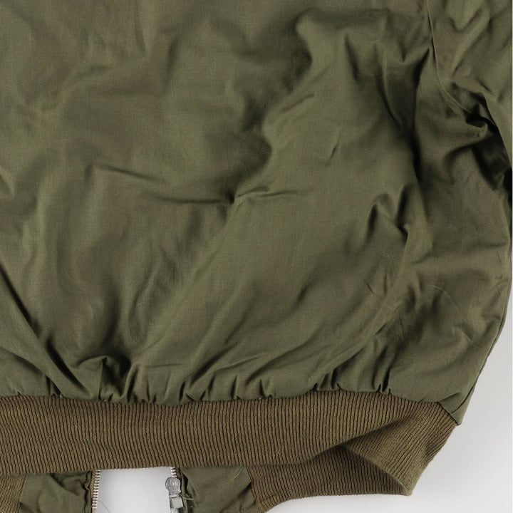 Civilian Tanker Jacket, Padded Military Flight Jacket, Men's Size L, Vintage unclear Khaki type Vintage Second Hand