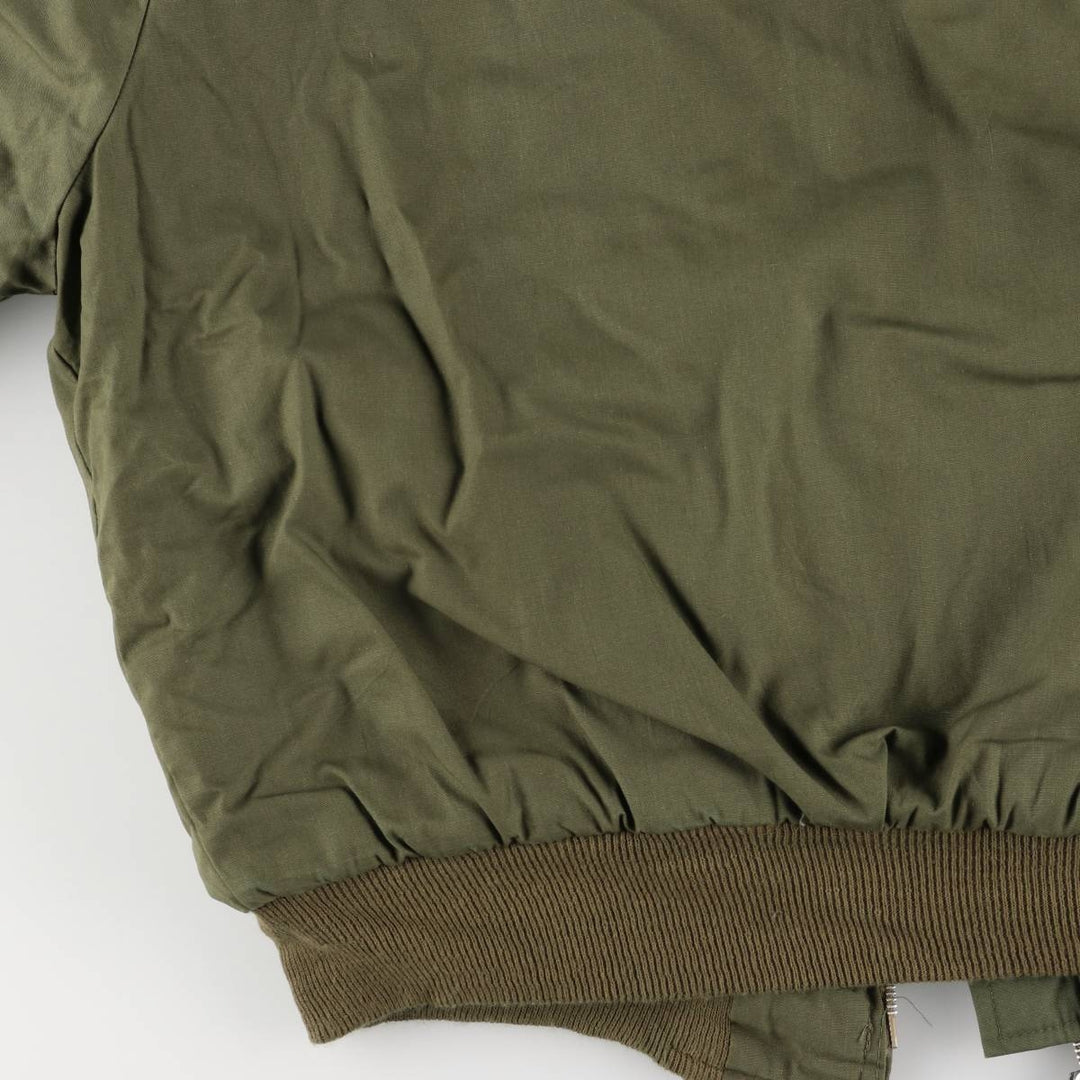 Civilian Tanker Jacket, Padded Military Flight Jacket, Men's Size L, Vintage unclear Khaki type Vintage Second Hand
