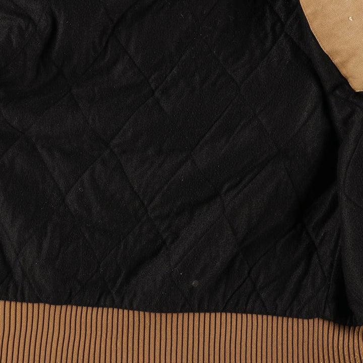 00'S Carhartt Active Jacket Duck Full Zip Parka Men's L size cotton Beige type Vintage Second Hand