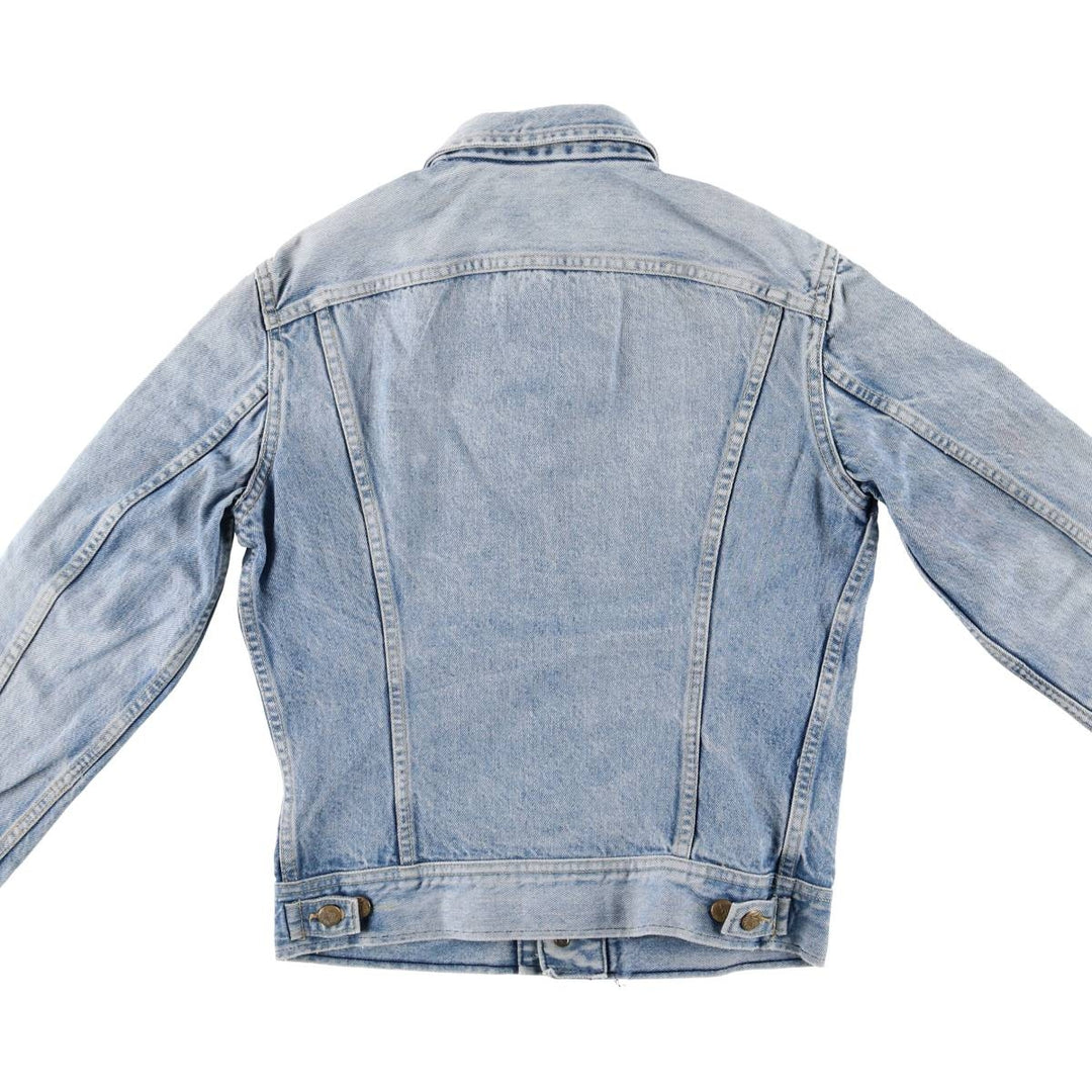 80'S Lee Riders denim jacket, denim jacket, men's size S, vintage cotton blue type Vintage Second Hand