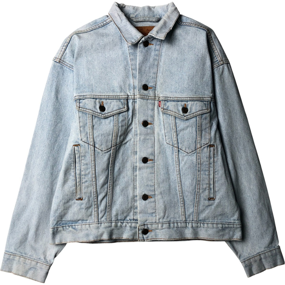 90'S Levi's 70507-4834 Denim Jacket, Men's Size Medium, Vintage cotton blue type Vintage Second Hand