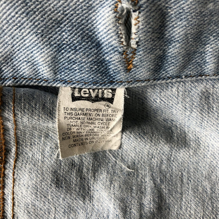 90'S Levi's 70507-4834 Denim Jacket, Men's Size Medium, Vintage cotton blue type Vintage Second Hand