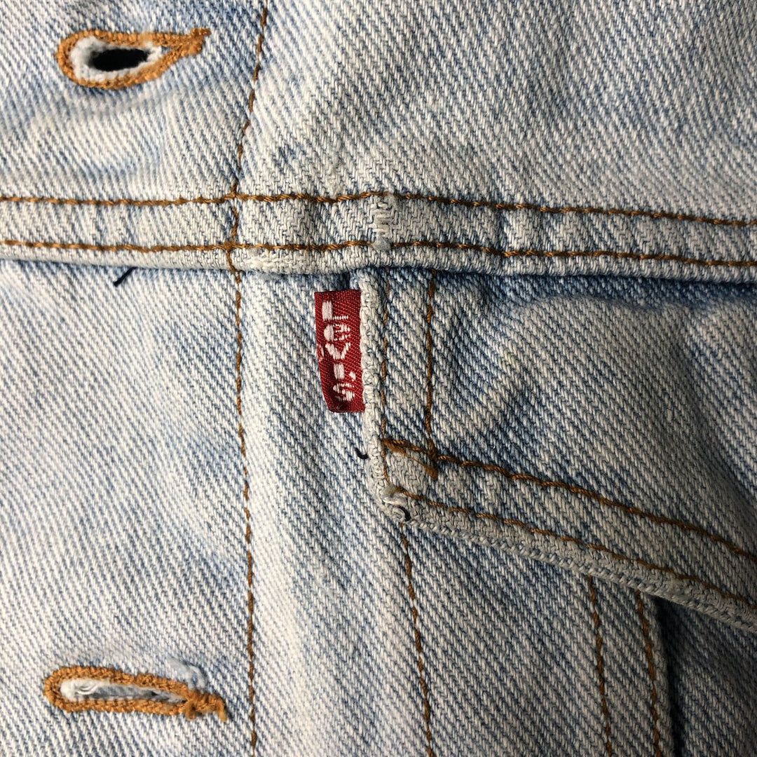 90'S Levi's 70507-4834 Denim Jacket, Men's Size Medium, Vintage cotton blue type Vintage Second Hand