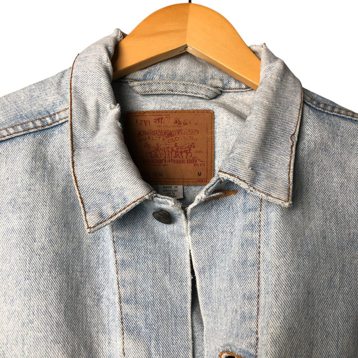 90'S Levi's 70507-4834 Denim Jacket, Men's Size Medium, Vintage cotton blue type Vintage Second Hand