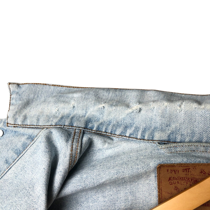 90'S Levi's 70507-4834 Denim Jacket, Men's Size Medium, Vintage cotton blue type Vintage Second Hand