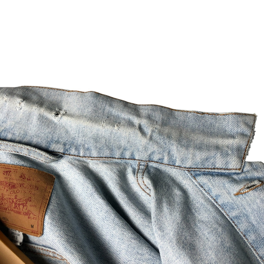 90'S Levi's 70507-4834 Denim Jacket, Men's Size Medium, Vintage cotton blue type Vintage Second Hand
