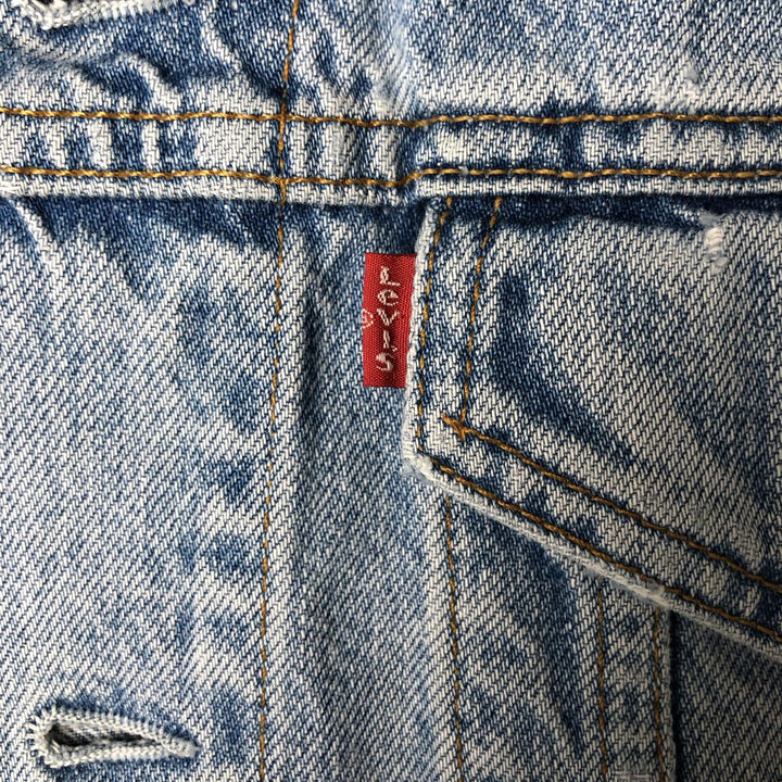 90'S Levi's 70503-0216 denim jacket, denim jacket, men's size M, vintage cotton blue type Vintage Second Hand
