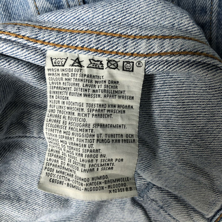 90'S Levi's 70503-0216 denim jacket, denim jacket, men's size M, vintage cotton blue type Vintage Second Hand