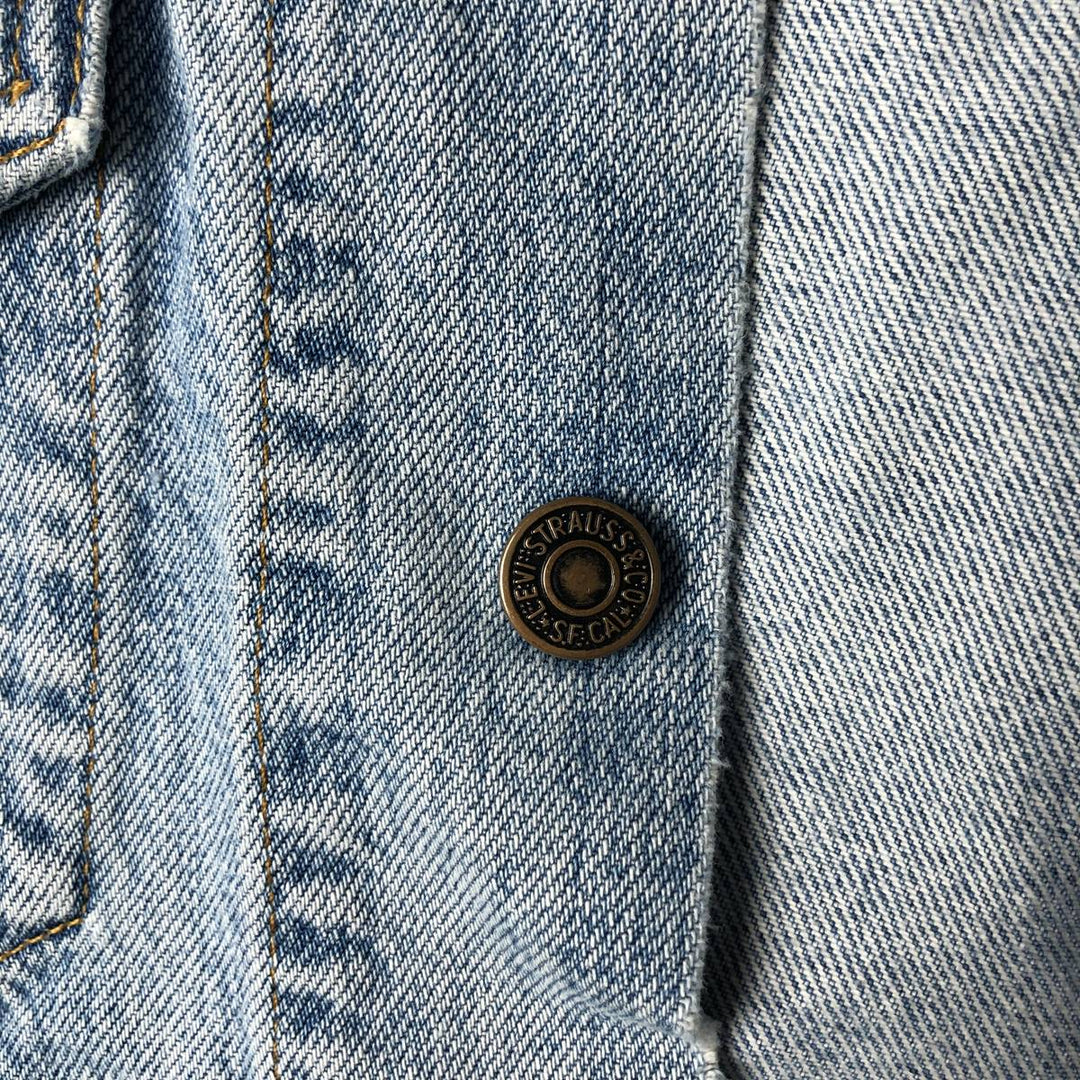 90'S Levi's 70503-0216 denim jacket, denim jacket, men's size M, vintage cotton blue type Vintage Second Hand