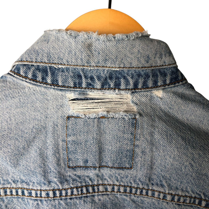 90'S Levi's 70503-0216 denim jacket, denim jacket, men's size M, vintage cotton blue type Vintage Second Hand