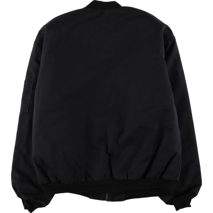 90'S Red Kap Work Blouson, Men's XL, Vintage polyester black type Vintage Second Hand