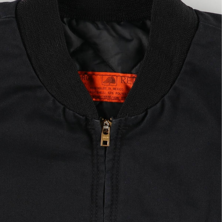90'S Red Kap Work Blouson, Men's XL, Vintage polyester black type Vintage Second Hand