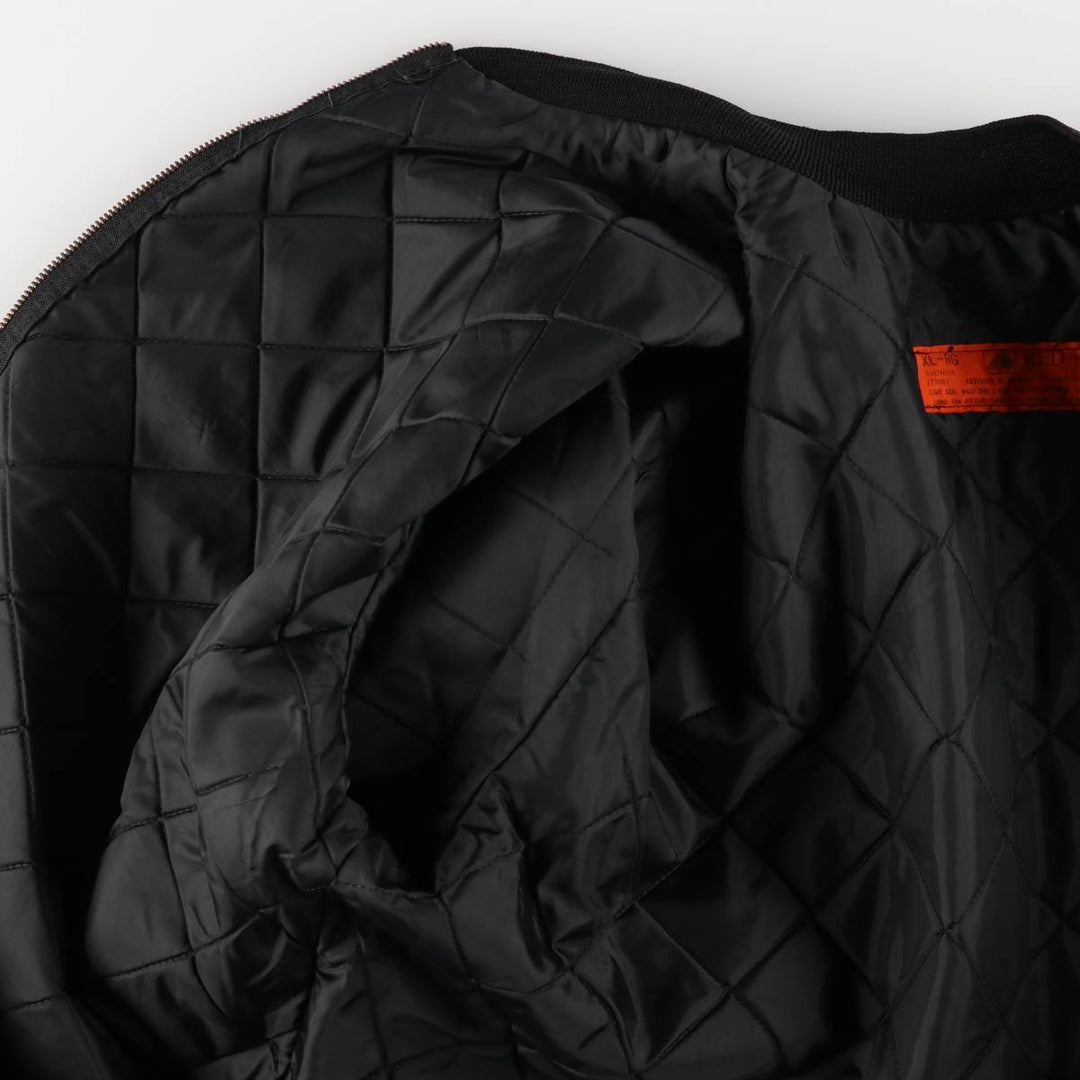 90'S Red Kap Work Blouson, Men's XL, Vintage polyester black type Vintage Second Hand