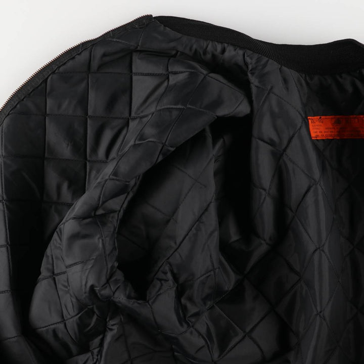 90'S Red Kap Work Blouson, Men's XL, Vintage polyester black type Vintage Second Hand