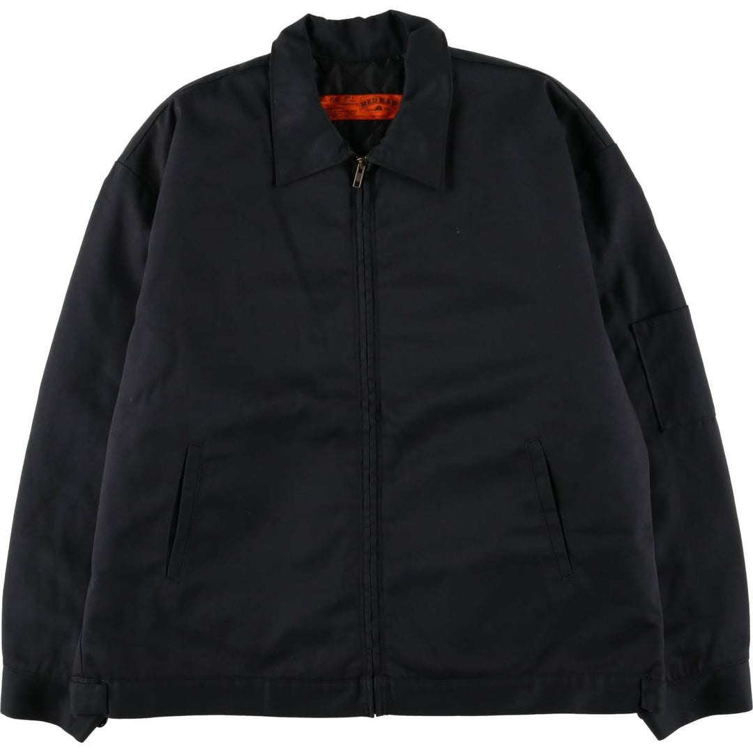 90'S Red Kap Work Jacket, Men's Size XL, Vintage polyester black type Vintage Second Hand
