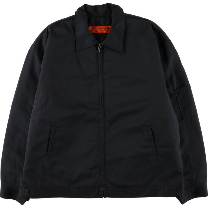 90'S Red Kap Work Jacket, Men's Size XL, Vintage polyester black type Vintage Second Hand