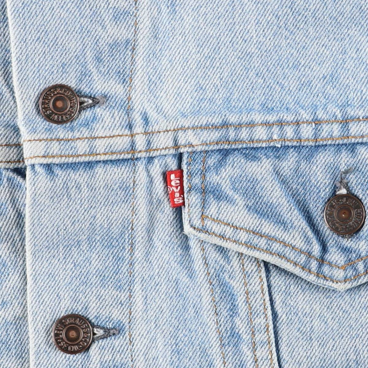 90'S Levi's 70506-0214 denim jacket, denim jacket, made in USA, men's size M, vintage cotton blue type Vintage Second Hand
