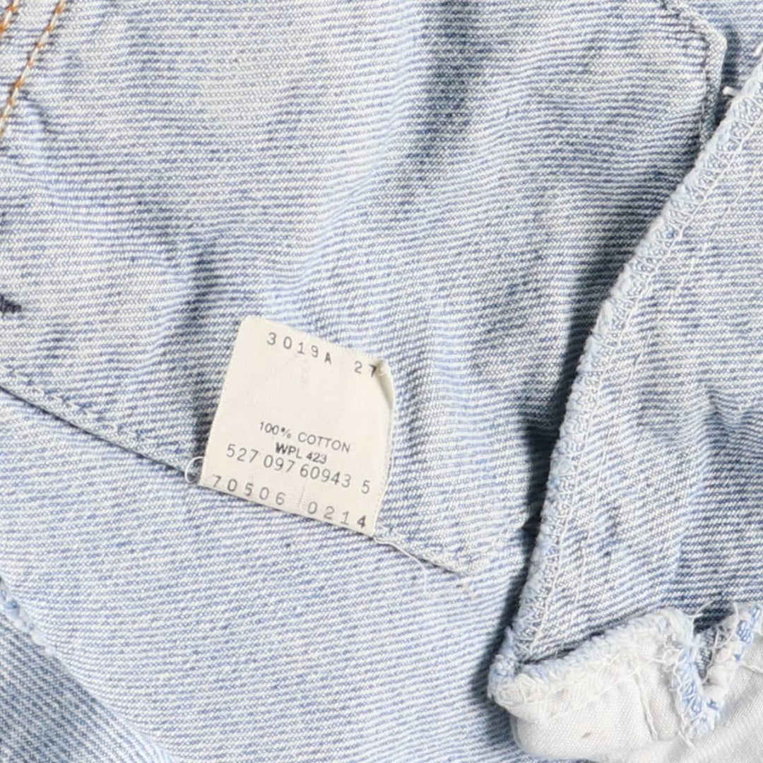 90'S Levi's 70506-0214 denim jacket, denim jacket, made in USA, men's size M, vintage cotton blue type Vintage Second Hand