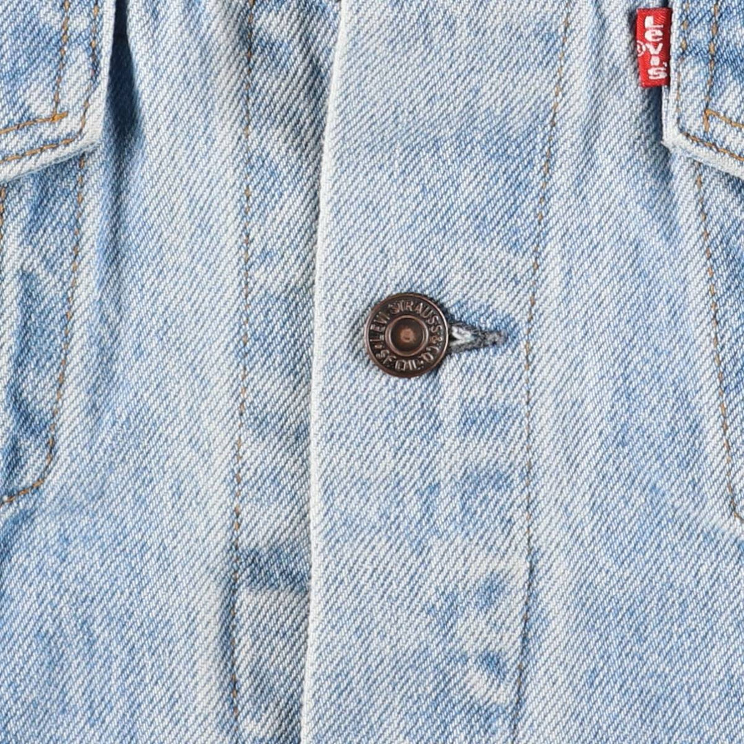 90'S Levi's 70506-0214 denim jacket, denim jacket, made in USA, men's size M, vintage cotton blue type Vintage Second Hand