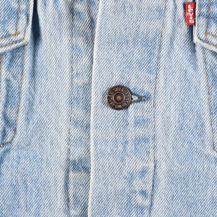 90'S Levi's 70506-0214 denim jacket, denim jacket, made in USA, men's size M, vintage cotton blue type Vintage Second Hand