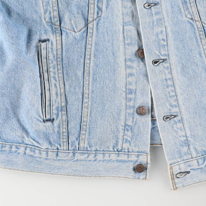 90'S Levi's 70506-0214 denim jacket, denim jacket, made in USA, men's size M, vintage cotton blue type Vintage Second Hand