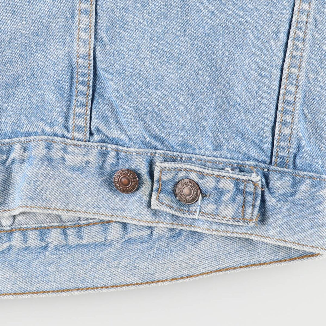 90'S Levi's 70506-0214 denim jacket, denim jacket, made in USA, men's size M, vintage cotton blue type Vintage Second Hand