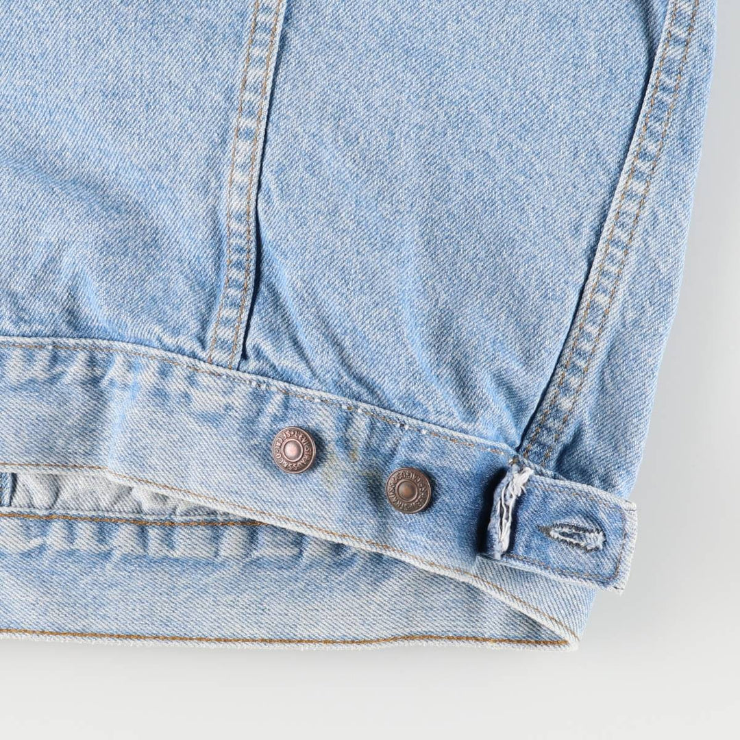 90'S Levi's 70506-0214 denim jacket, denim jacket, made in USA, men's size M, vintage cotton blue type Vintage Second Hand