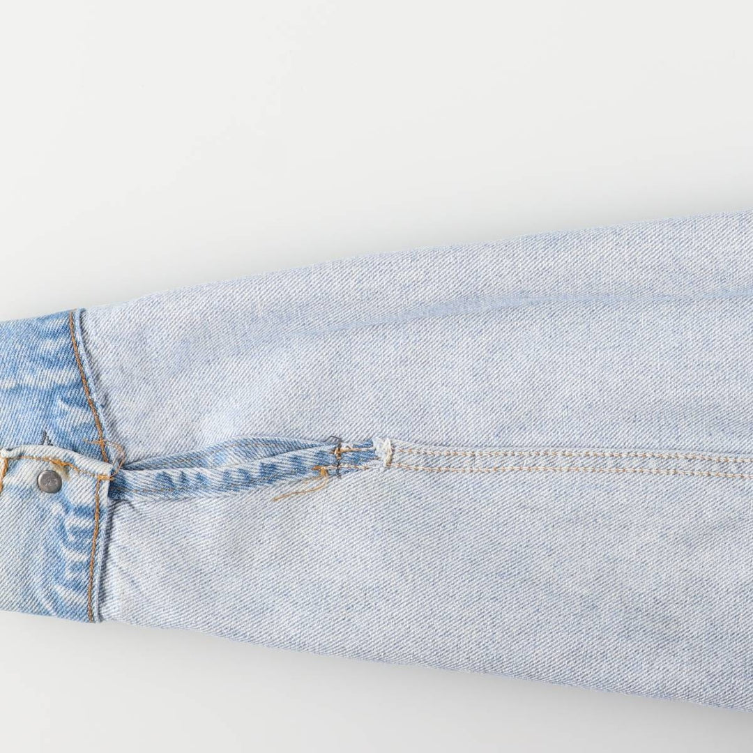 90'S Levi's 70506-0214 denim jacket, denim jacket, made in USA, men's size M, vintage cotton blue type Vintage Second Hand