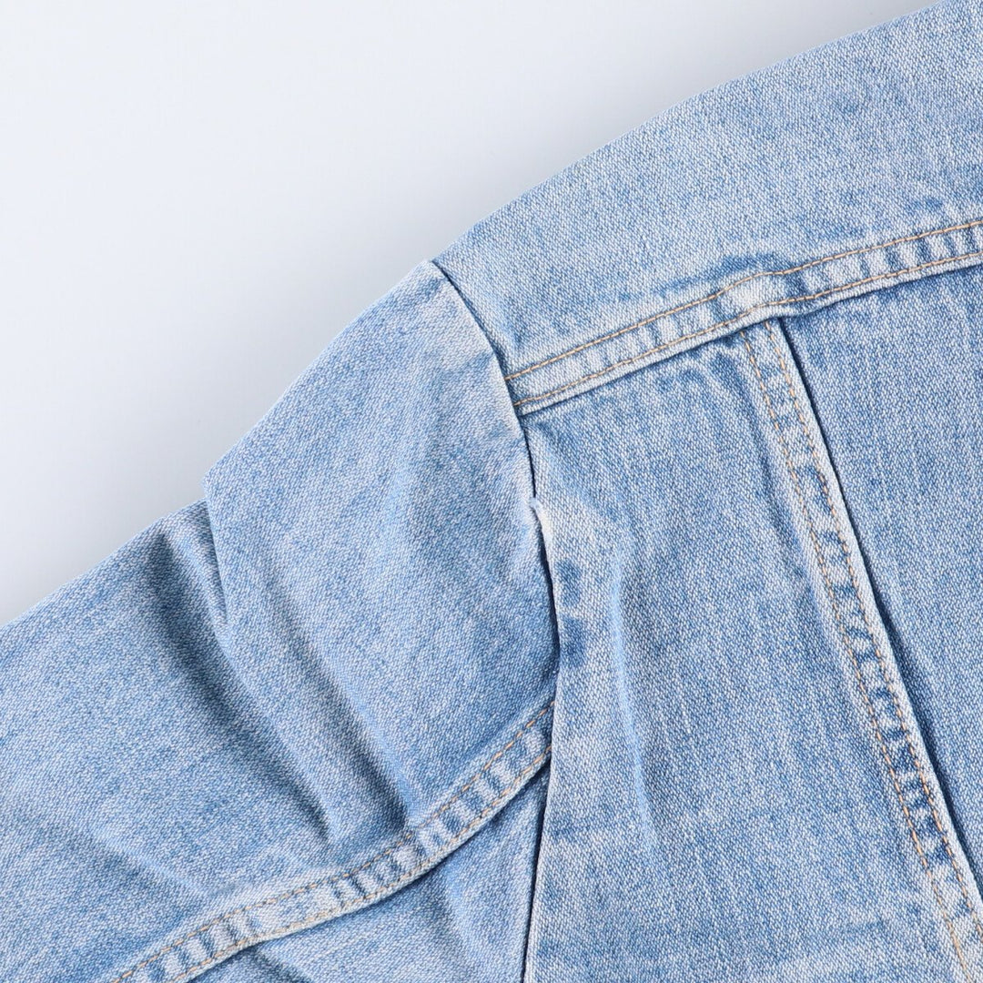 Vintage 1970'S Wrangler denim jacket, made in the USA, size S, men's unclear blue type Vintage Second Hand