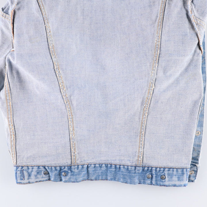 Vintage 1970'S Wrangler denim jacket, made in the USA, size S, men's unclear blue type Vintage Second Hand