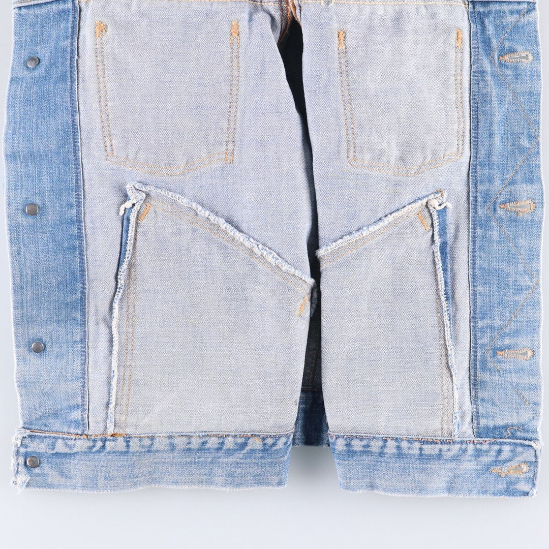 Vintage 1970'S Wrangler denim jacket, made in the USA, size S, men's unclear blue type Vintage Second Hand