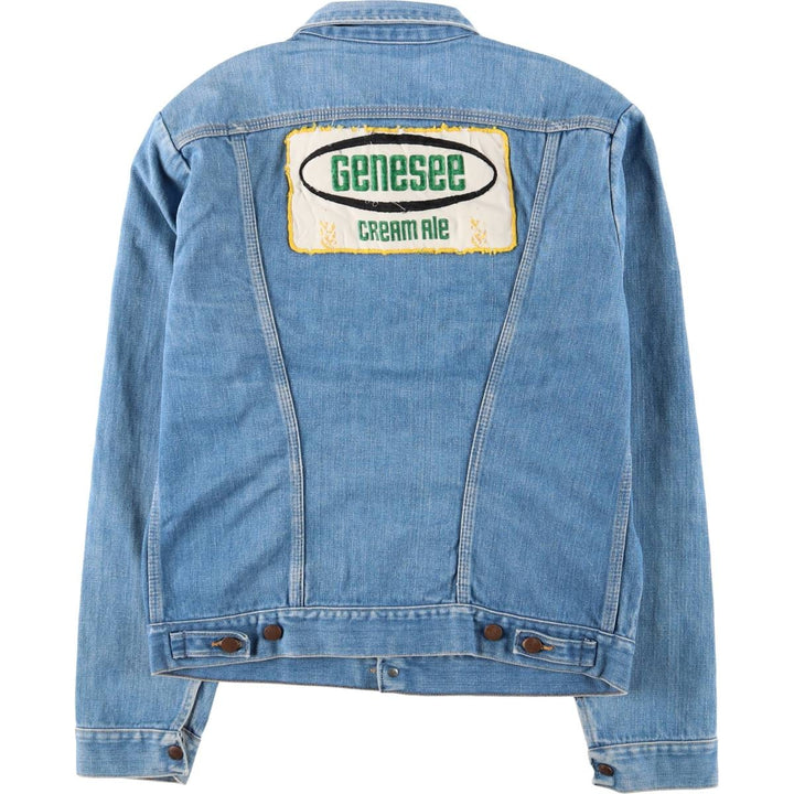Vintage 70'S Wrangler denim jacket, made in the USA, size M for men unclear blue type Vintage Second Hand