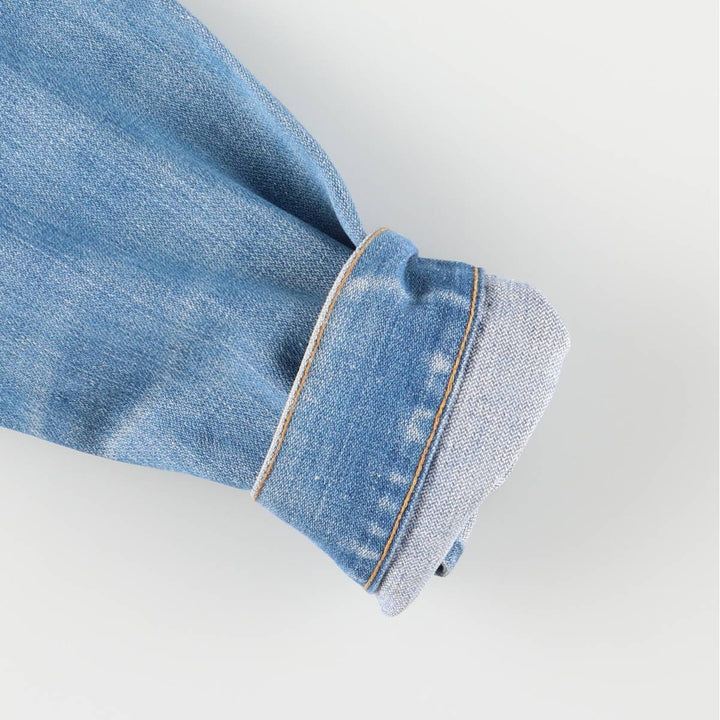 Vintage 70'S Wrangler denim jacket, made in the USA, size M for men unclear blue type Vintage Second Hand
