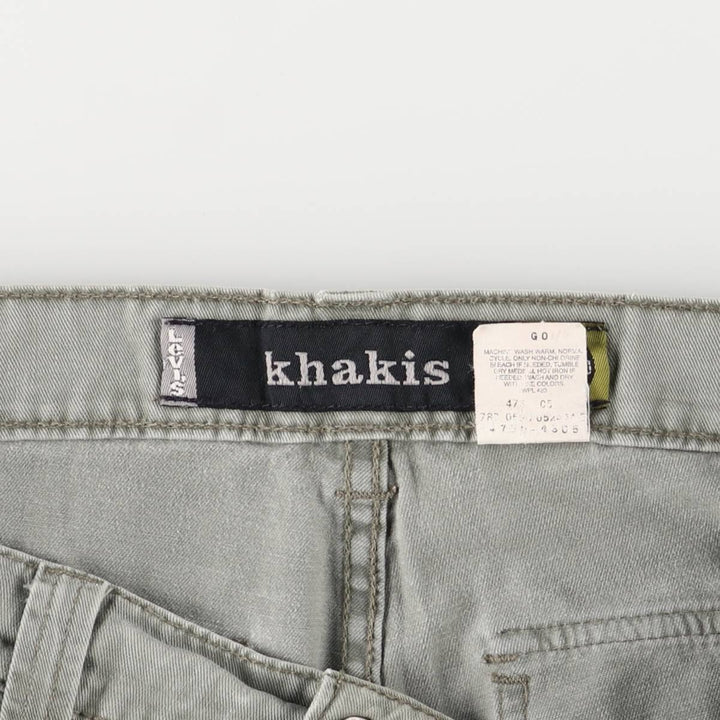 90'S Levi's Silver Tab Khakis Chino/Cargo Pants, Men's, Size W36, Vintage cotton Khaki type Vintage Second Hand