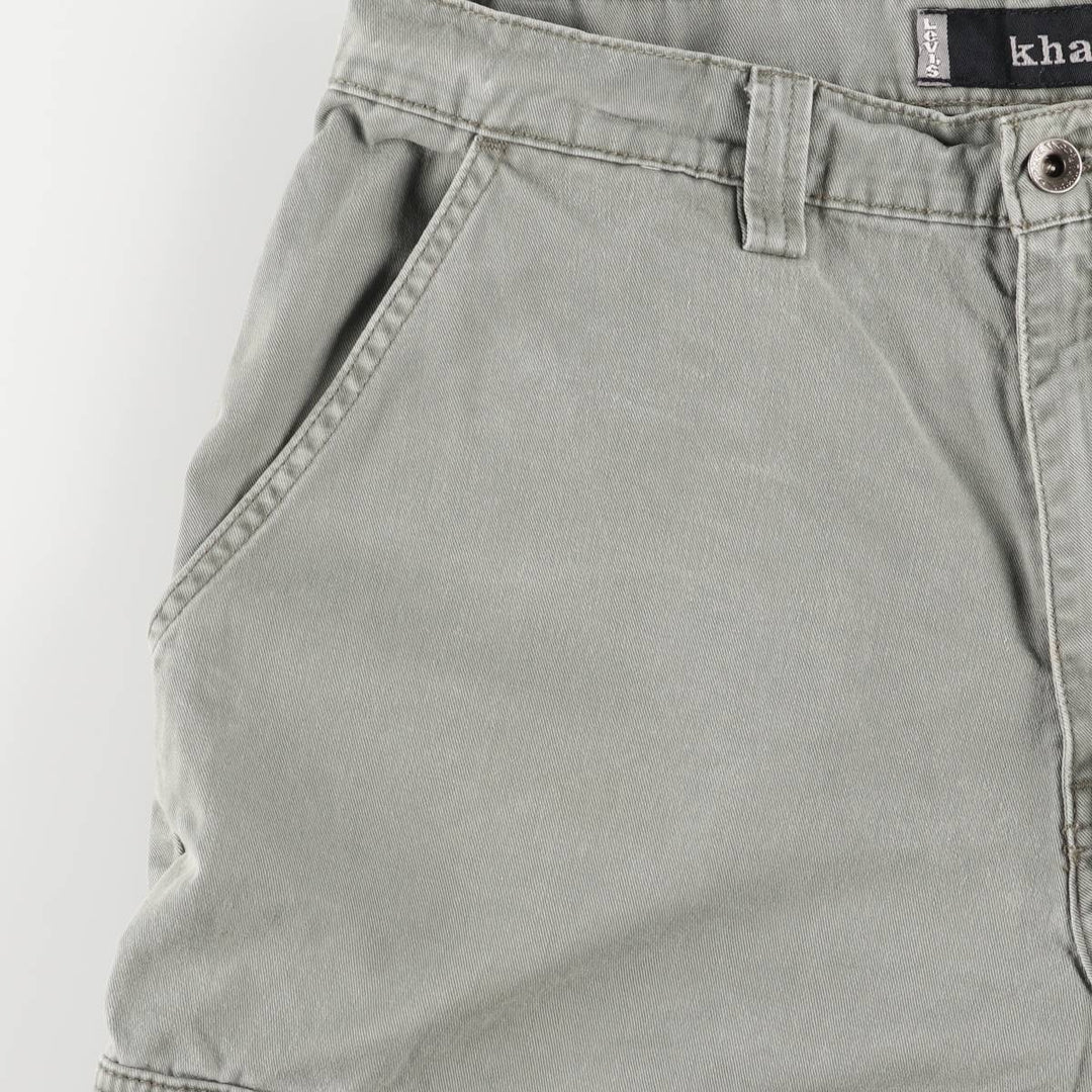 90'S Levi's Silver Tab Khakis Chino/Cargo Pants, Men's, Size W36, Vintage cotton Khaki type Vintage Second Hand