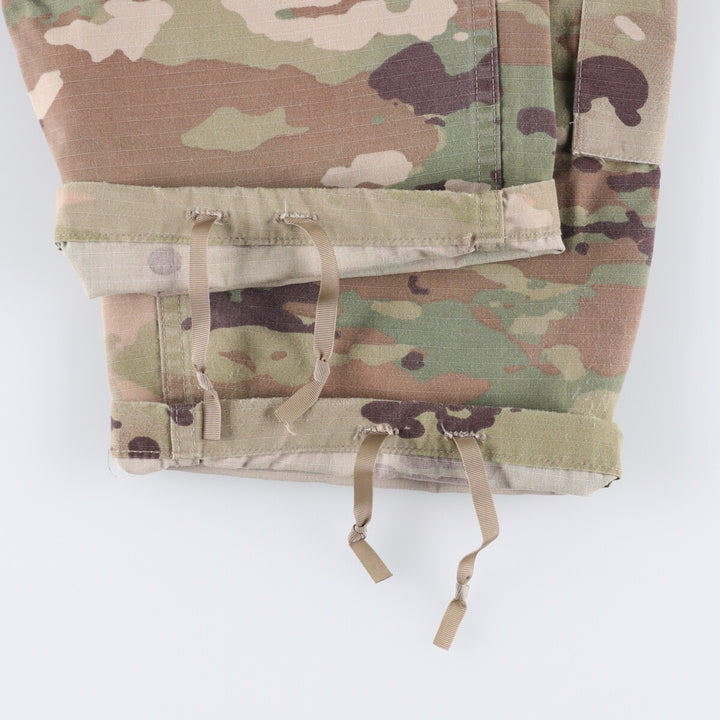 Genuine US military camouflage pattern multicam camo ripstop military cargo pants combat pants made in USA MEDIUM-REGULAR Nylon Khaki type Vintage Second Hand