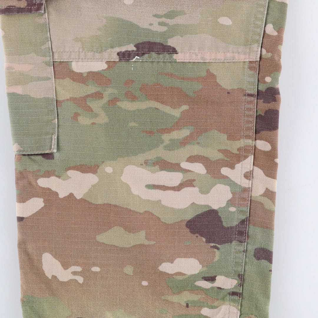 Genuine US military camouflage pattern multicam camo ripstop military cargo pants combat pants made in USA MEDIUM-REGULAR Nylon Khaki type Vintage Second Hand