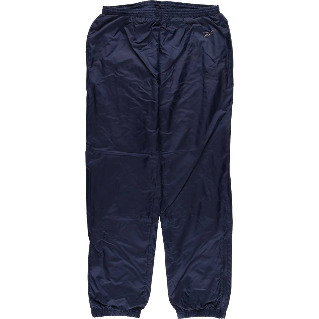 00~S Reebok Nylon Pants, Shaka Shaka Pants, Men's Size M Nylon navy blue type Vintage Second Hand