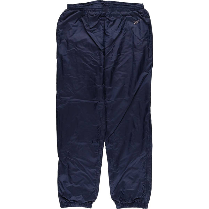 00~S Reebok Nylon Pants, Shaka Shaka Pants, Men's Size M Nylon navy blue type Vintage Second Hand