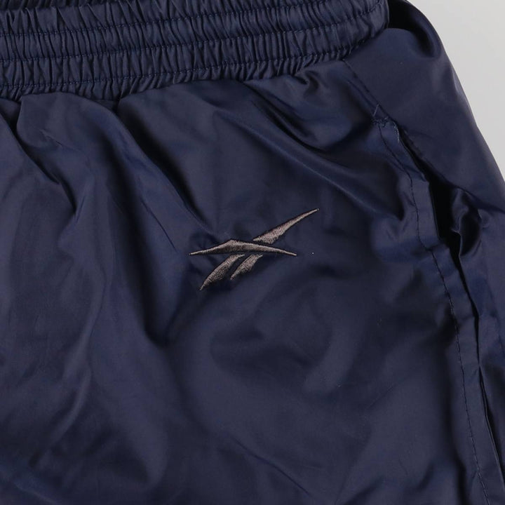 00~S Reebok Nylon Pants, Shaka Shaka Pants, Men's Size M Nylon navy blue type Vintage Second Hand