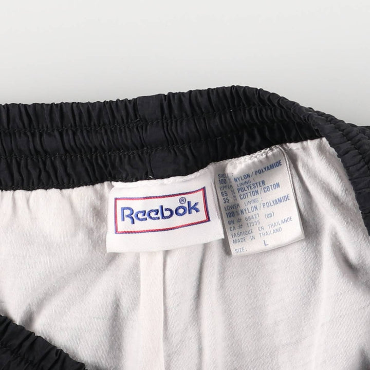 Reebok Nylon Shaka Shaka Pants, Men's Size L Nylon black type Vintage Second Hand