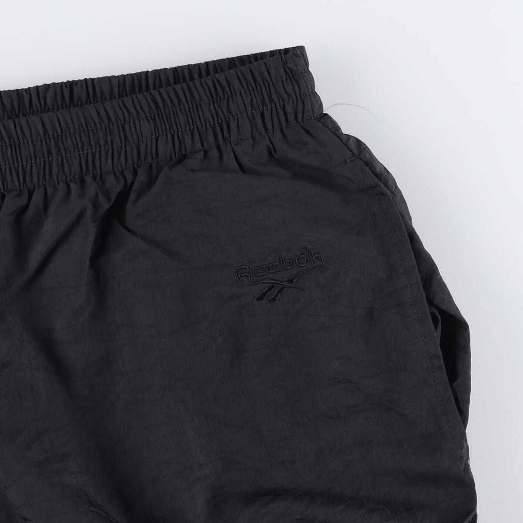 90'S Reebok Nylon Shaka Shaka Pants, Men's XL, Vintage Nylon black type Vintage Second Hand