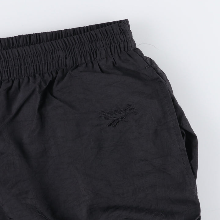 90'S Reebok Nylon Shaka Shaka Pants, Men's XL, Vintage Nylon black type Vintage Second Hand