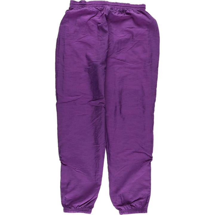 Reebok Nylon Shaka Shaka Pants, Men's Size L polyester purple type Vintage Second Hand