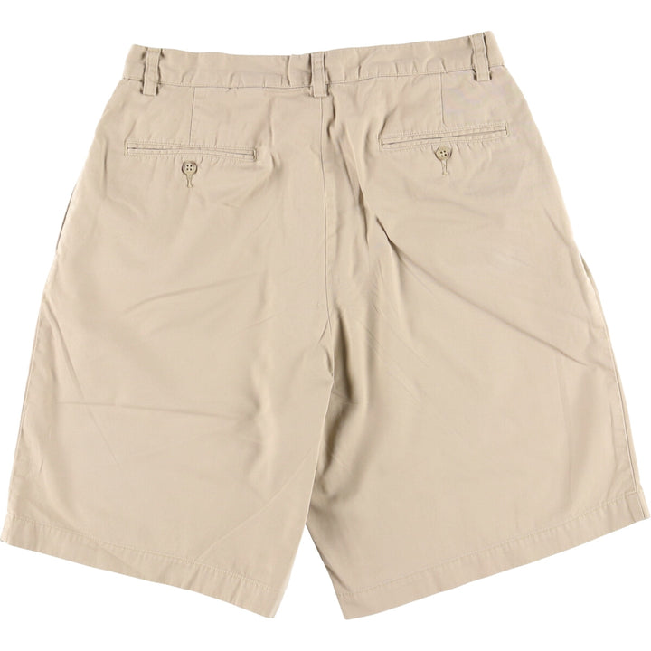 Ralph Lauren POLO by Ralph Lauren TYLER SHORT Two-pleat chino shorts, short pants, men's size W32 cotton Beige type Vintage Second Hand