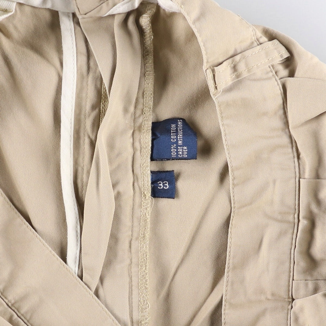 Ralph Lauren POLO by Ralph Lauren TYLER SHORT Two-pleat chino shorts, short pants, men's size W32 cotton Beige type Vintage Second Hand