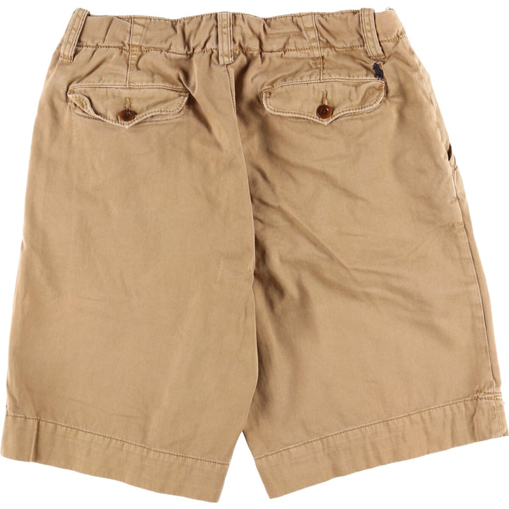Ralph Lauren POLO by Ralph Lauren Chino Shorts Shorts Men's W33 equivalent cotton brown type Vintage Second Hand